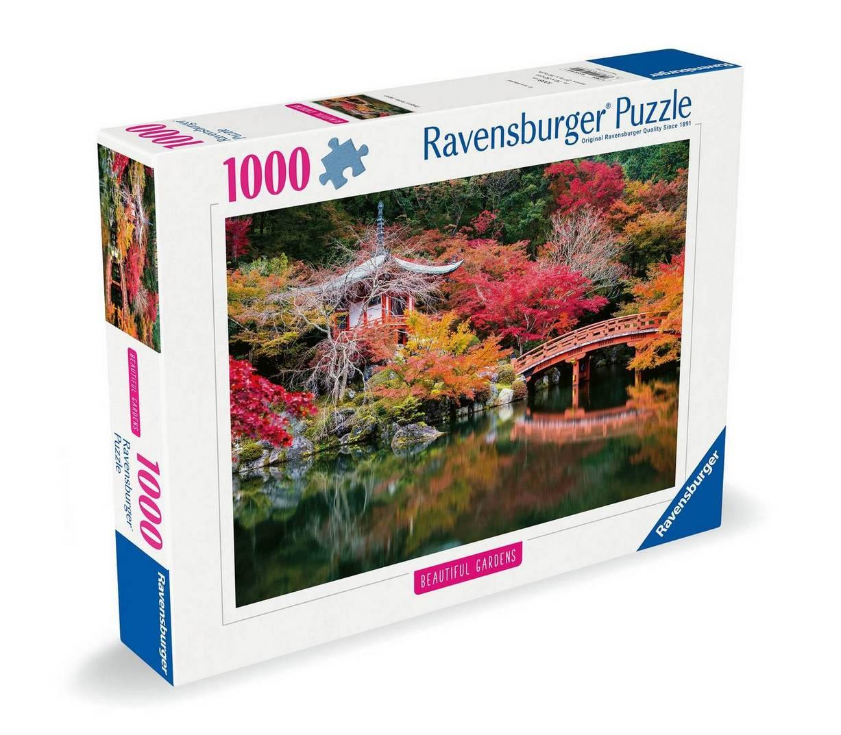 Ravensburger - Beautiful Gardens - Kyoto Japan - 1000 Piece Jigsaw Puzzle