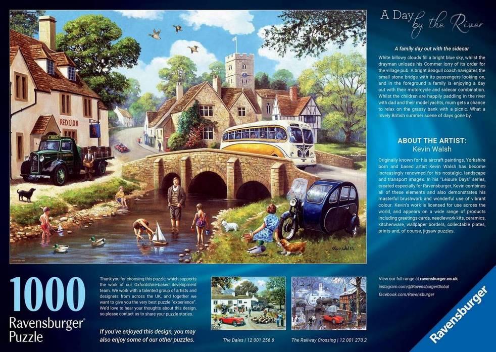 Ravensburger - Day by the River - 1000 Piece Jigsaw Puzzle