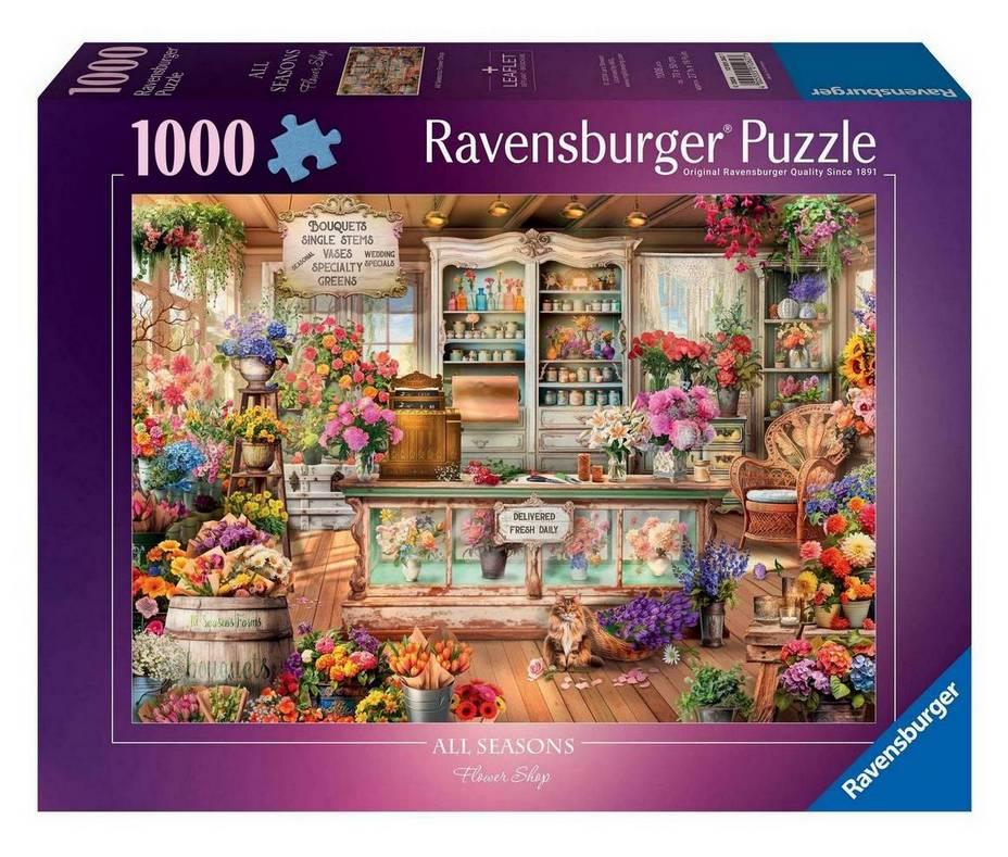 Ravensburger - All Seasons Flower Shop - 1000 Piece Jigsaw Puzzle