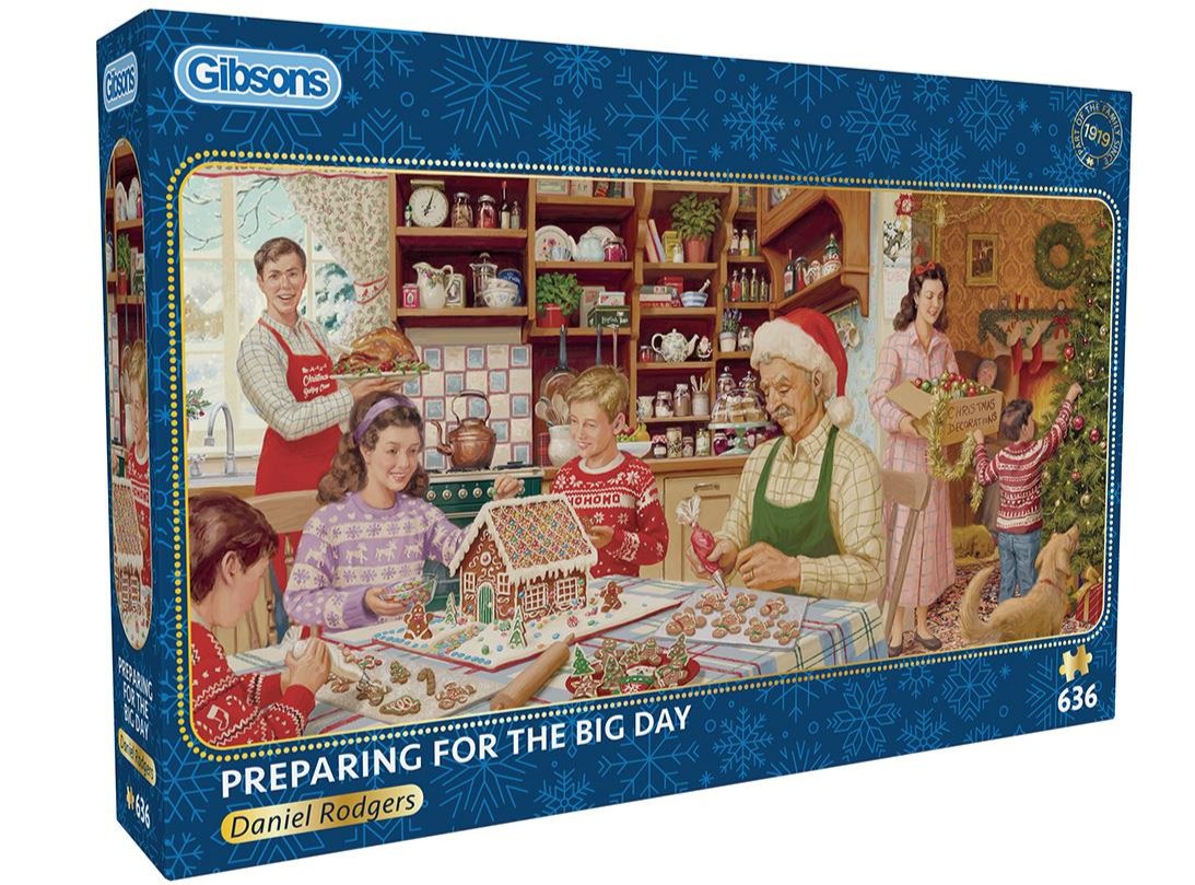 Gibsons - Preparing for the Big Day - 636 Piece Jigsaw Puzzle