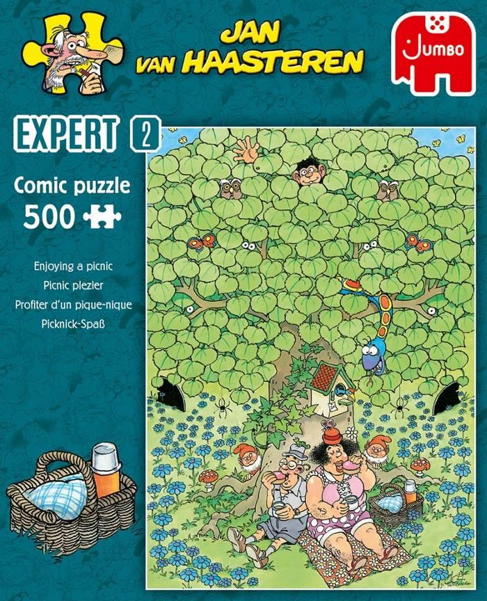 Jan Van Haasteren - Enjoying a Picnic Expert 2 - 500 Piece Jigsaw Puzzle