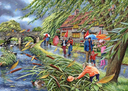 House of Puzzles - Wind at the Willows - 1000 Piece Jigsaw Puzzle