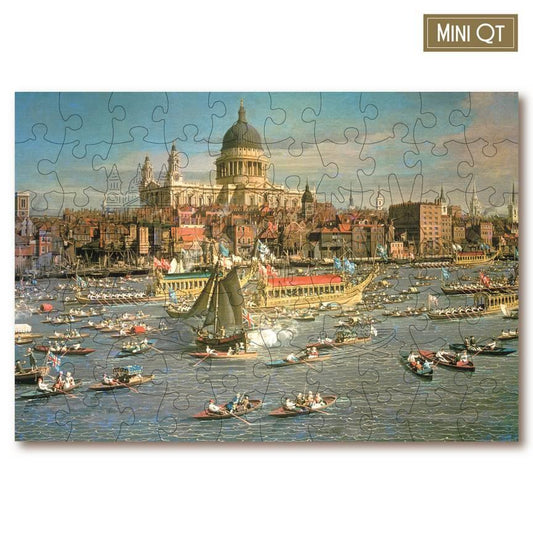 Victory Puzzles - The River Thames With St Pauls - 72 Piece Wooden Jigsaw Puzzle