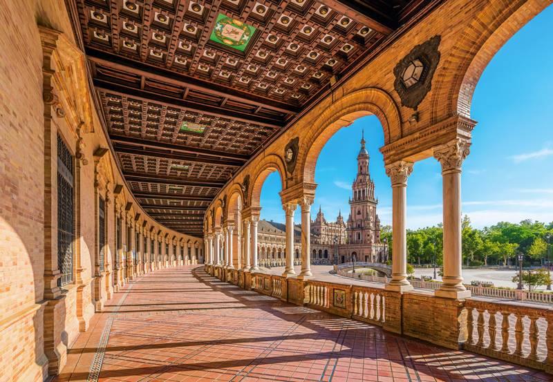 Castorland - Spanish Square Seville Spain - 1000 Piece Jigsaw Puzzle