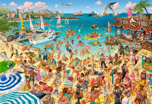 Castorland - Fun by the Sea - 1000 Piece Jigsaw Puzzle