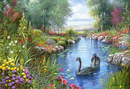 Castorland - Black Swans Andres Orpinas - 1500 Piece Jigsaw Puzzle