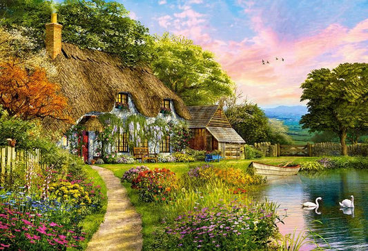 Castorland - Countryside Cottage - 1500 Piece Jigsaw Puzzle