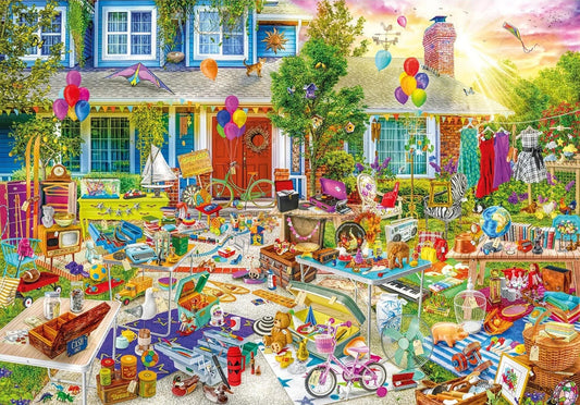 Wentworth - Sunrise Garage Sale - 500 Piece Wooden Jigsaw Puzzle