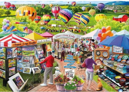 Wentworth - Ballon & Craft Fair - 250 Piece Wooden Jigsaw Puzzle