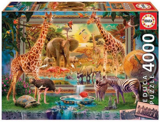 Educa - Savana Coming To Life - 4000 Piece Jigsaw Puzzle