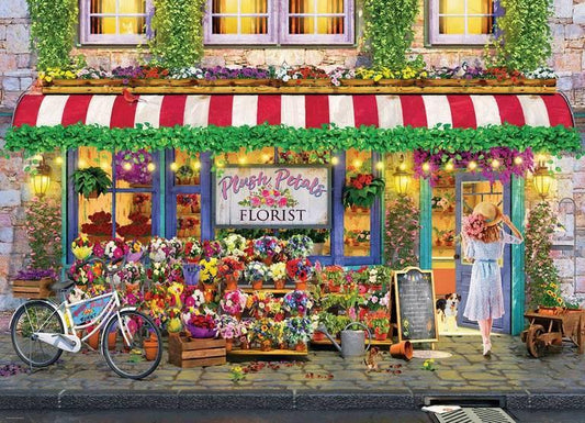 Eurographics - Plush Petals Florist - 1000 Piece Jigsaw Puzzle