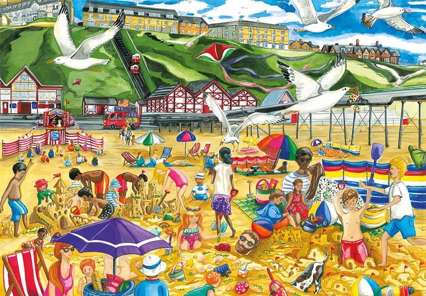 Gibsons - Saltburn-by-the-sea - 500 Piece Jigsaw Puzzle