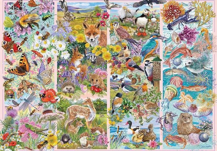 Gibsons - Curious Creatures - 500 Piece Jigsaw Puzzle