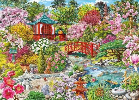 Gibsons - The Japanese Garden - 1000 Piece Jigsaw Puzzle