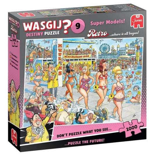 Wasgij - Retro Destiny 9 Super Models! - 1000 Piece Jigsaw Puzzle