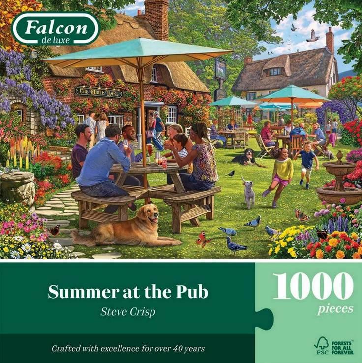 Falcon de Luxe - Summer at the Pub - 1000 Piece Jigsaw Puzzle