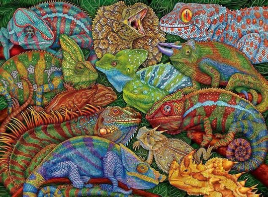 Ravensburger - Riveting Reptiles - 300 XXL Piece Jigsaw Puzzle