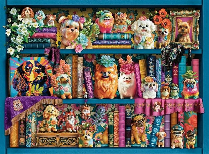 Ravensburger - Precious Porcelain Pugs - 500 Piece Jigsaw Puzzle