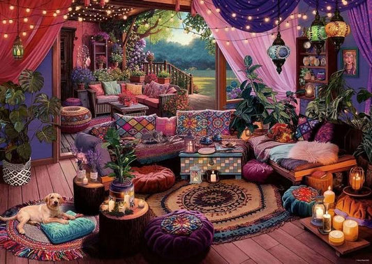 Ravensburger - My Haven No 12 Boho Retreat - 1000 Piece Jigsaw Puzzle