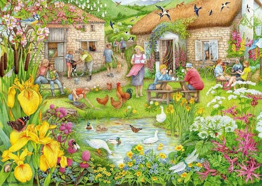 Ravensburger - Cosy Cafe No 3 Valley Farm Café - 1000 Piece Jigsaw Puzzle