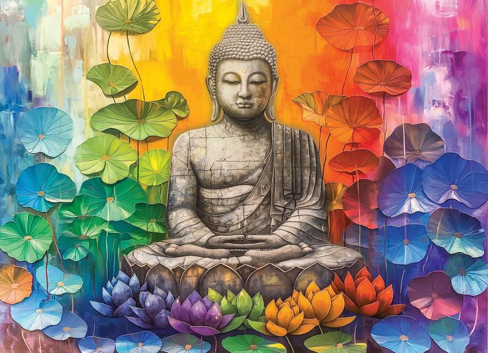 Eurographics - Colorful Buddha - 1000 Piece Jigsaw Puzzle