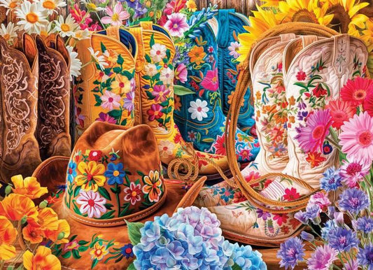 Eurographics - Cowgirl Boots - 1000 Piece Jigsaw Puzzle