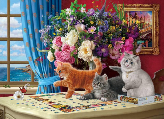 Eurographics - Puzzling Cats - 1000 Piece Jigsaw Puzzle