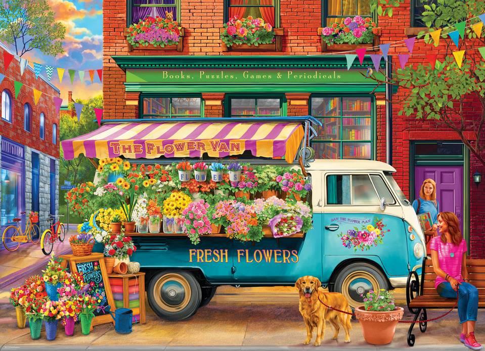 Eurographics - VW  The Flower Van - 1000 Piece Jigsaw Puzzle