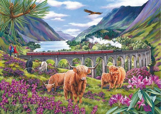 House of Puzzles - Glenfinnan Ladies - 1000 Piece Jigsaw Puzzle