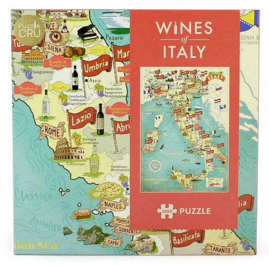 Puzzle Cru - Wines Of Italy - 1000 Piece Jigsaw Puzzle