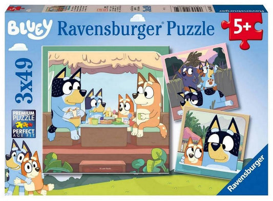 Ravensburger - Bluey - 3 x 49 Piece Jigsaw Puzzle