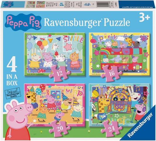 Ravensburger - Peppa Pig - 4 in a Box Jigsaw Puzzle