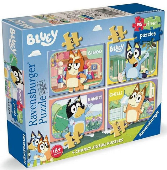 Ravensburger - Bluey - 4 in a Box Jigsaw Puzzle