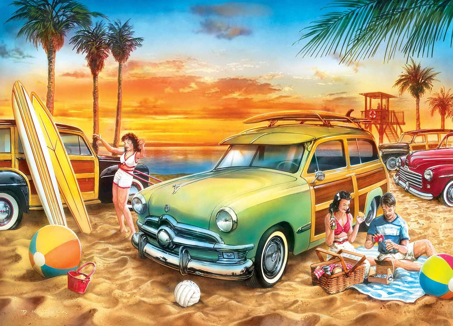 Masterpieces - California Dreaming - 1000 Piece Jigsaw Puzzle