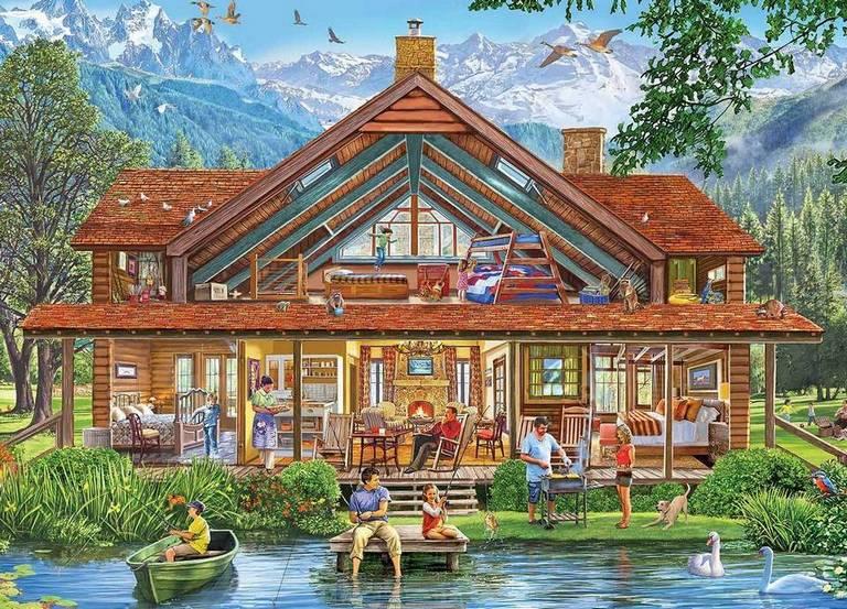 Masterpieces - Camping Lodge - 1000 Piece Jigsaw Puzzle