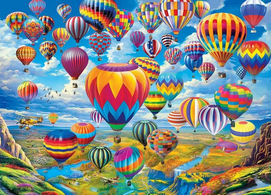 Masterpieces - Hot Air Balloon Festival - 1000 Piece Jigsaw Puzzle