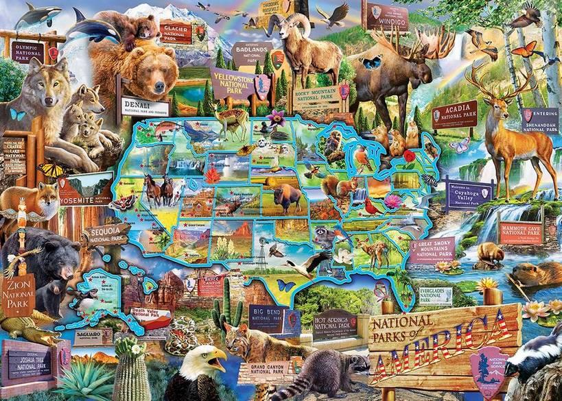 Masterpieces - National Park - 1000 Piece Jigsaw Puzzle