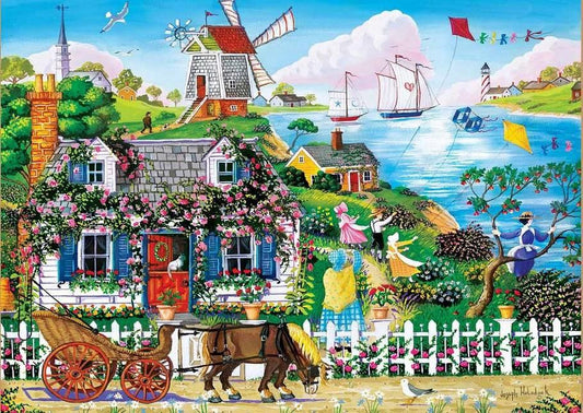 Masterpieces - Rambling Rose Cottage - 1000 Piece Jigsaw Puzzle