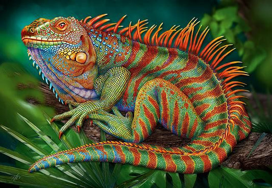 CherryPazzi - Incredible Iguana - 500 Piece Jigsaw Puzzle