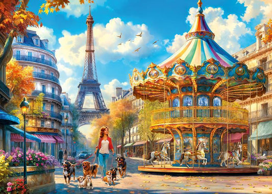 CherryPazzi - Paris Day Out - 500 Piece Jigsaw Puzzle