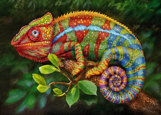 CherryPazzi - Chameleon - 1000 Piece Jigsaw Puzzle