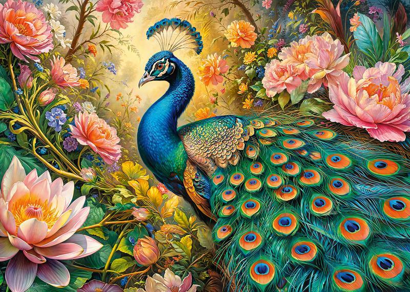 CherryPazzi - Peacocks Paradise - 1000 Piece Jigsaw Puzzle