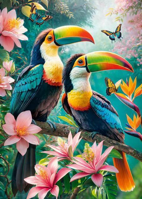 CherryPazzi - Toucans Paradise - 1000 Piece Jigsaw Puzzle