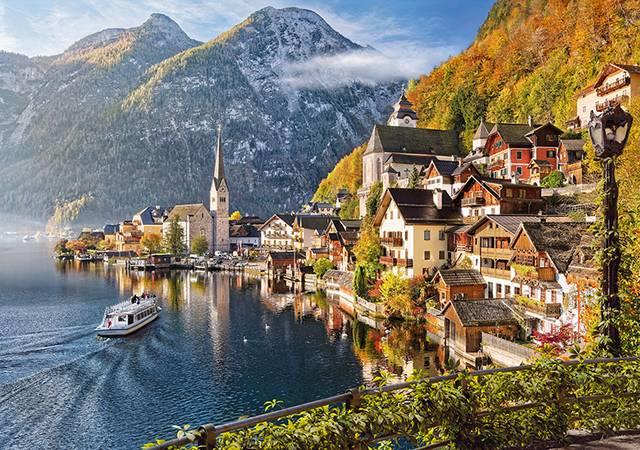 CherryPazzi - Hallstatt in the Morning Light - 2000 Piece Jigsaw Puzzle