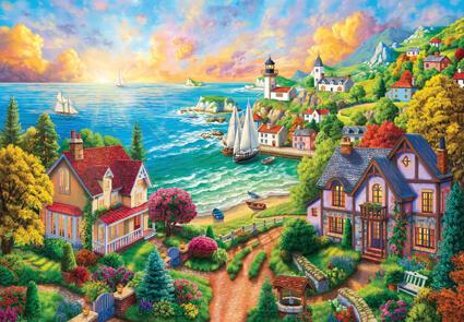 Anatolian - Village by the Sea - 260 Piece Jigsaw Puzzle