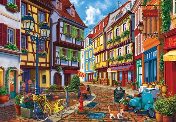 Anatolian - Cobblestone Alley - 500 Piece Jigsaw Puzzle