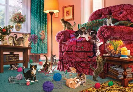 Anatolian - Naughty Kittens - 500 Piece Jigsaw Puzzle