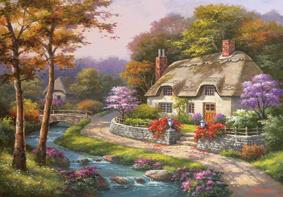 Anatolian - Spring Cottage - 500 Piece Jigsaw Puzzle