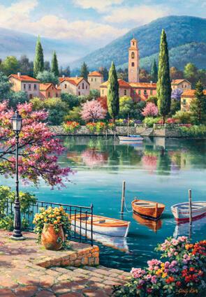 Anatolian - Village Lake Afternoon - 500 Piece Jigsaw Puzzle