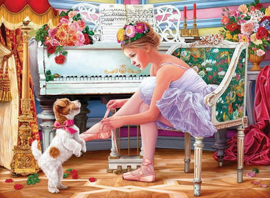 Anatolian - Ballerina and her Puppy - 1000 Piece Jigsaw Puzzle